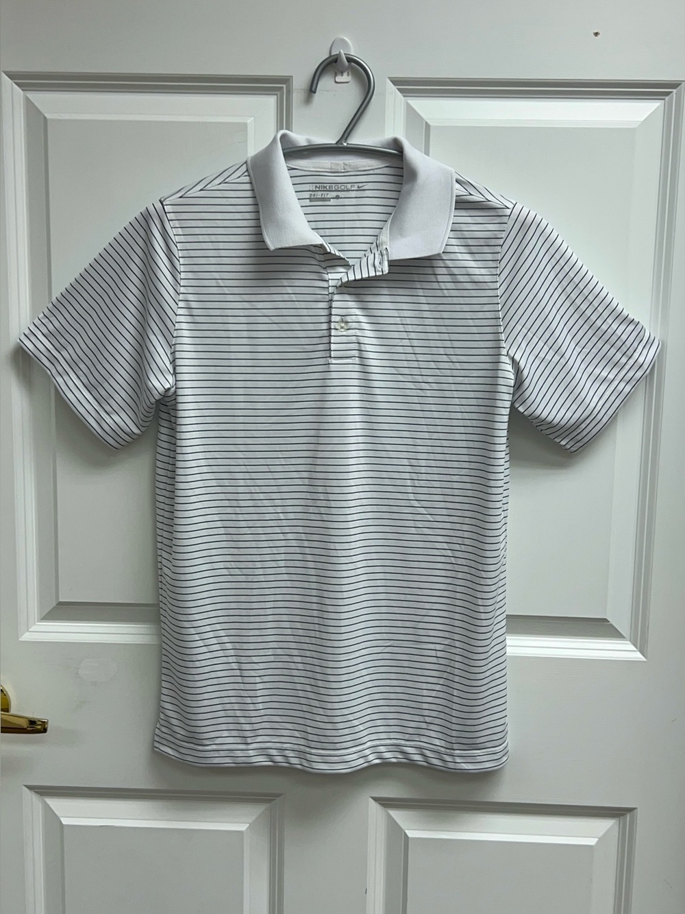 Nike Golf Dri-FIT striped polo shirt Size Large